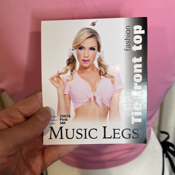 NWT- SEXY PINK SCHOOL GIRL TOP SIZE S/M - Picture 10 of 10